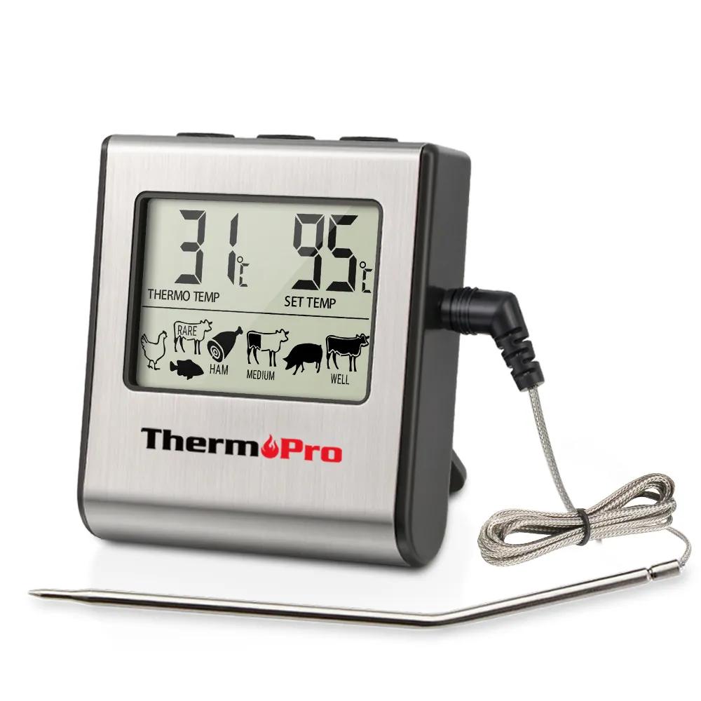 ThermoPro TP16  LCD ÷ ֹ   µ ٺť  ׸ Ÿ̸ 